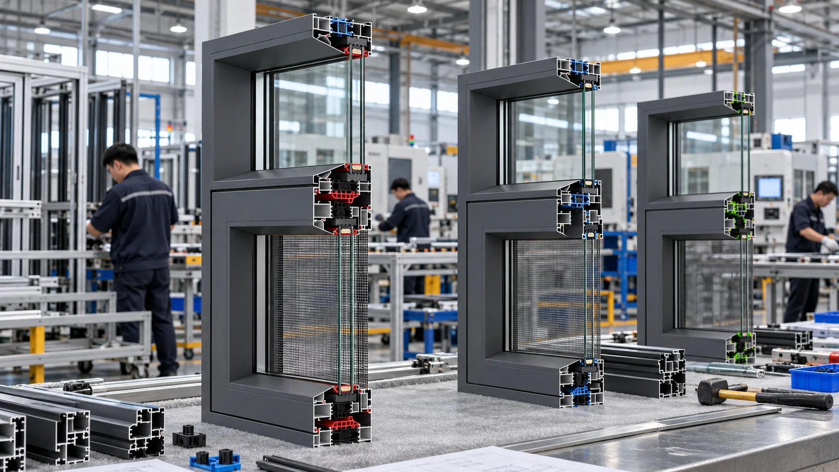 ENWINPRO double inward opening window