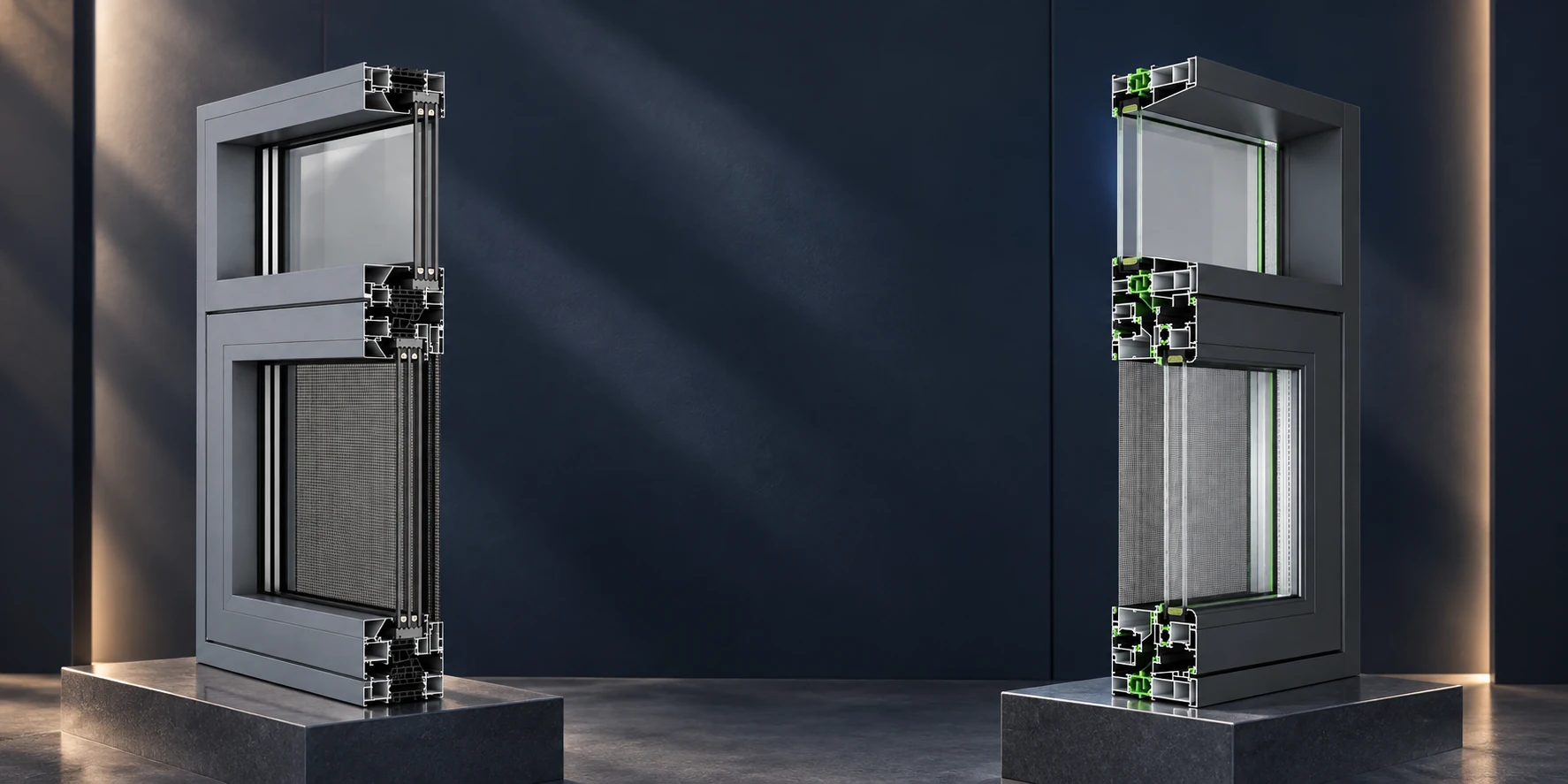 ENWINPRO Series 100 and 112 window display