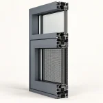 Series 100 Double Inward Opening Window + Screen